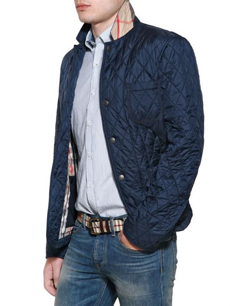 burberry quilted nylon jacket men